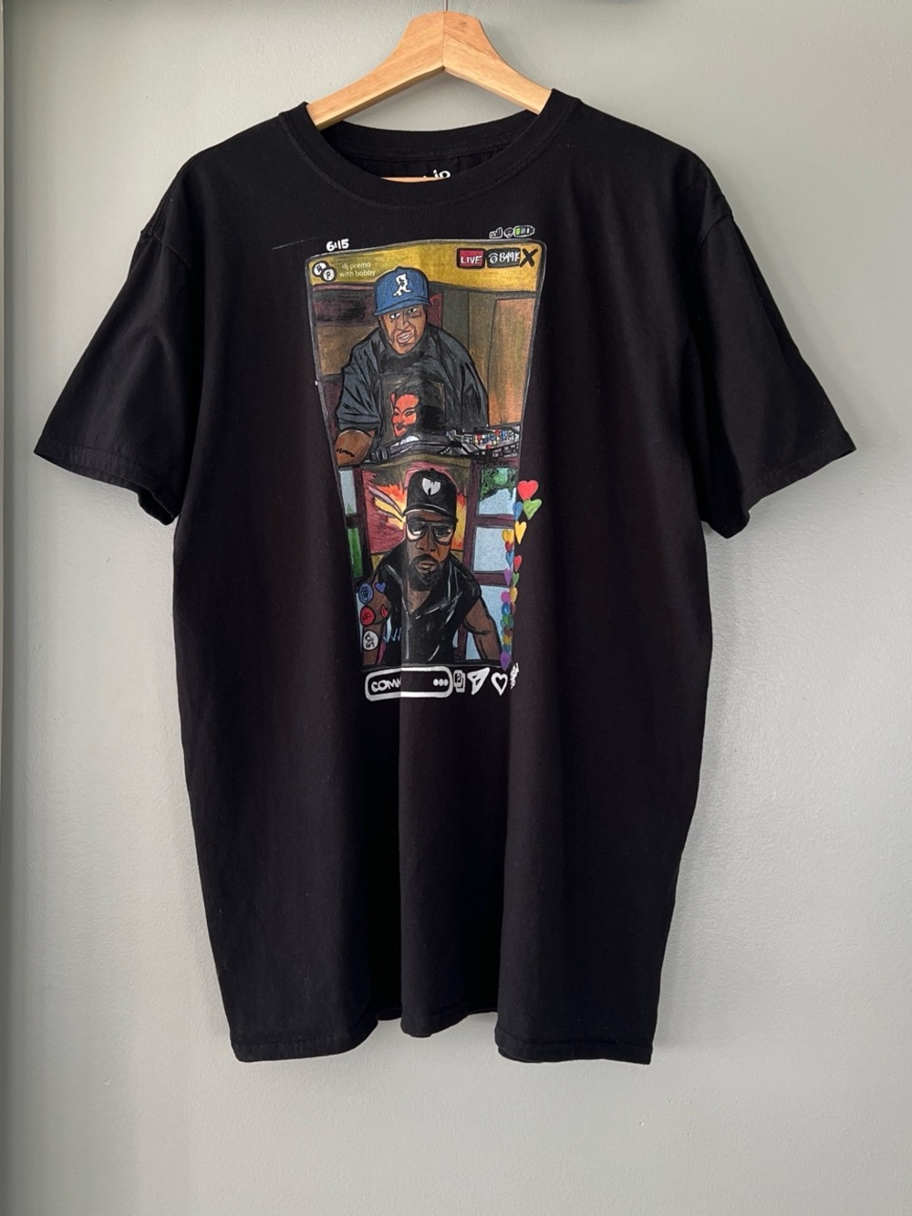 Nanlib Invasion ‘Quarantine 2020’ Black Tee featuring Dj Premo and Bobby Ig Live